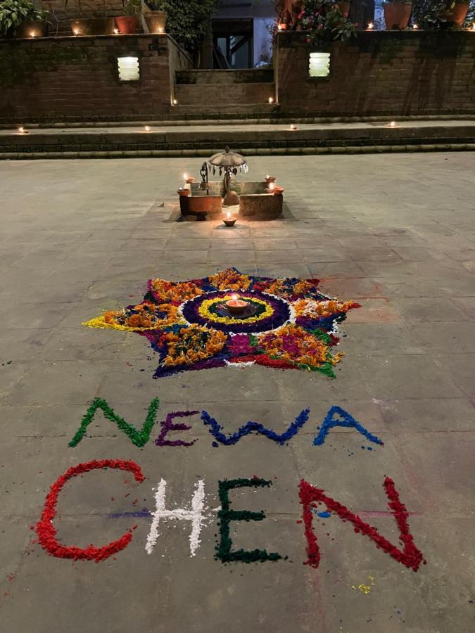 Newa Chen Historic House Unesco Lalitpur Bagian luar foto